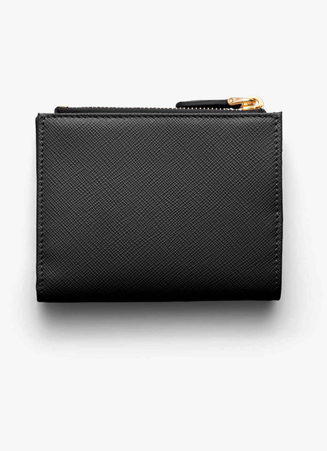 Prada Portemonnee van leer - achterkant zwart