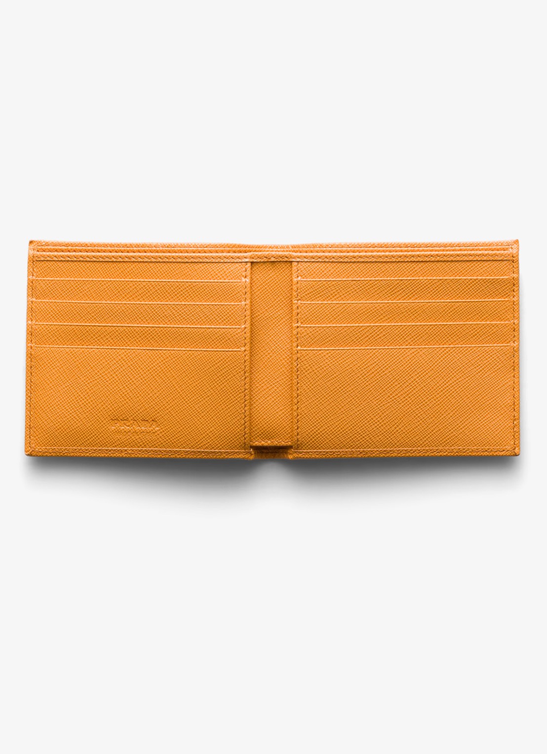 Prada Portemonnee van leer - voorkant 2 orange
