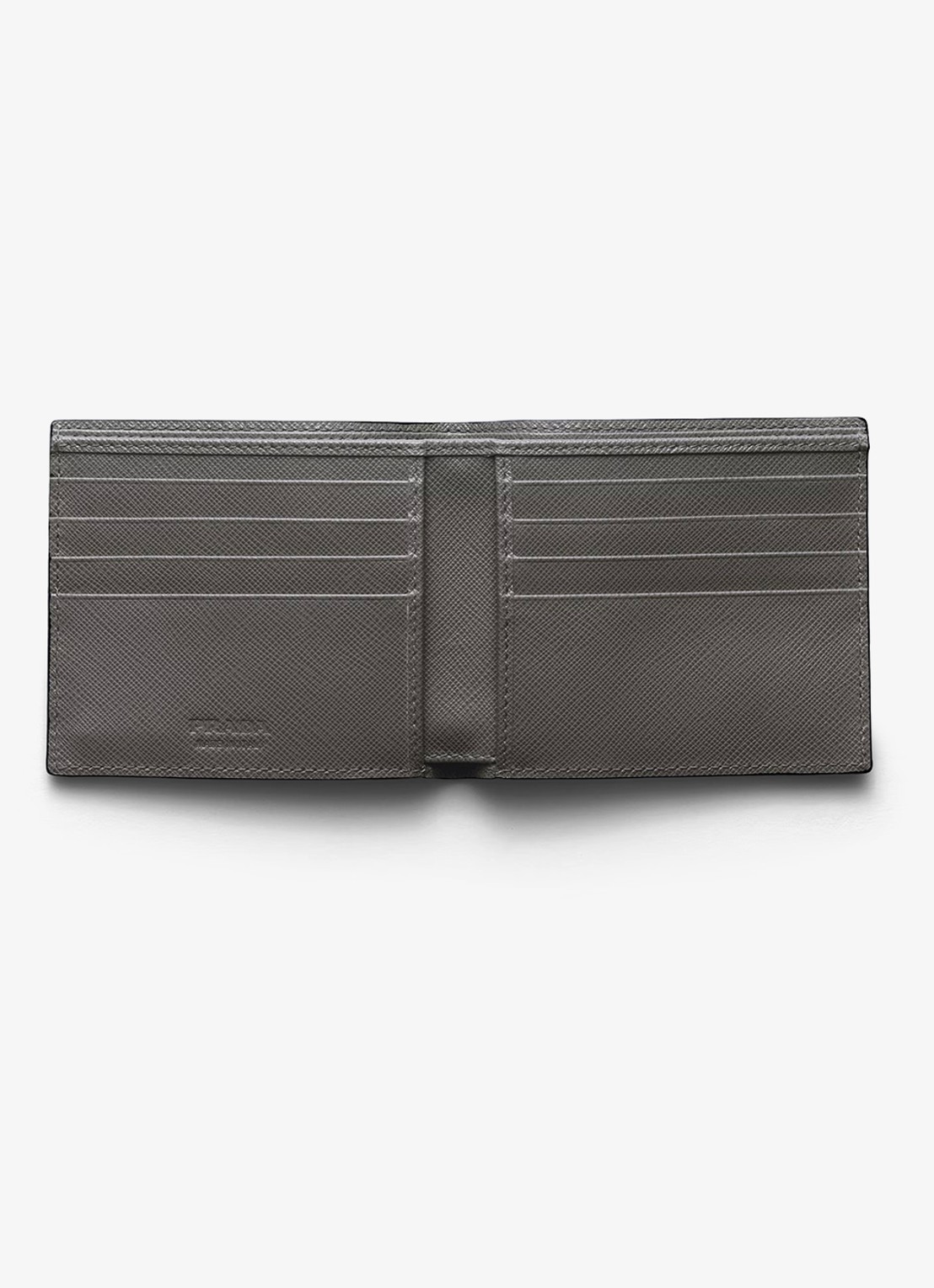 Prada Portemonnee van leer - voorkant 3 donkerblauw
