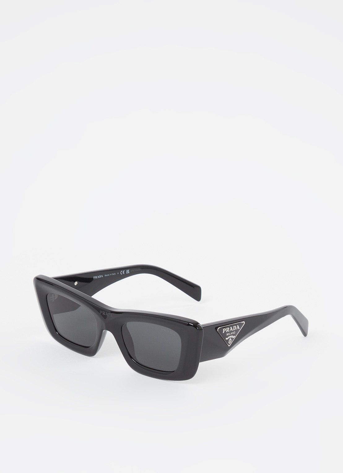 Prada Prada *PR 13ZS  BLK SHN GRY - voorkant zwart