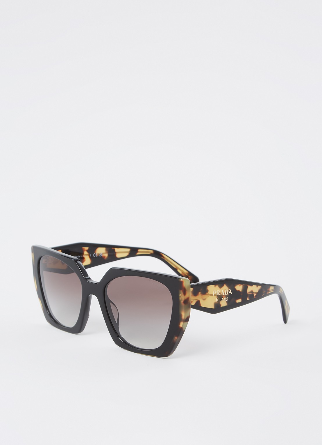 Prada PRADA *PR 15WS 54 BRN TRT SLV - voorkant 4 zwart