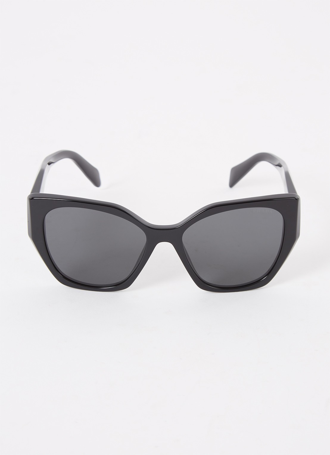 Prada Prada *PR 19ZS  BLK SHN GRY - voorkant 2 zwart