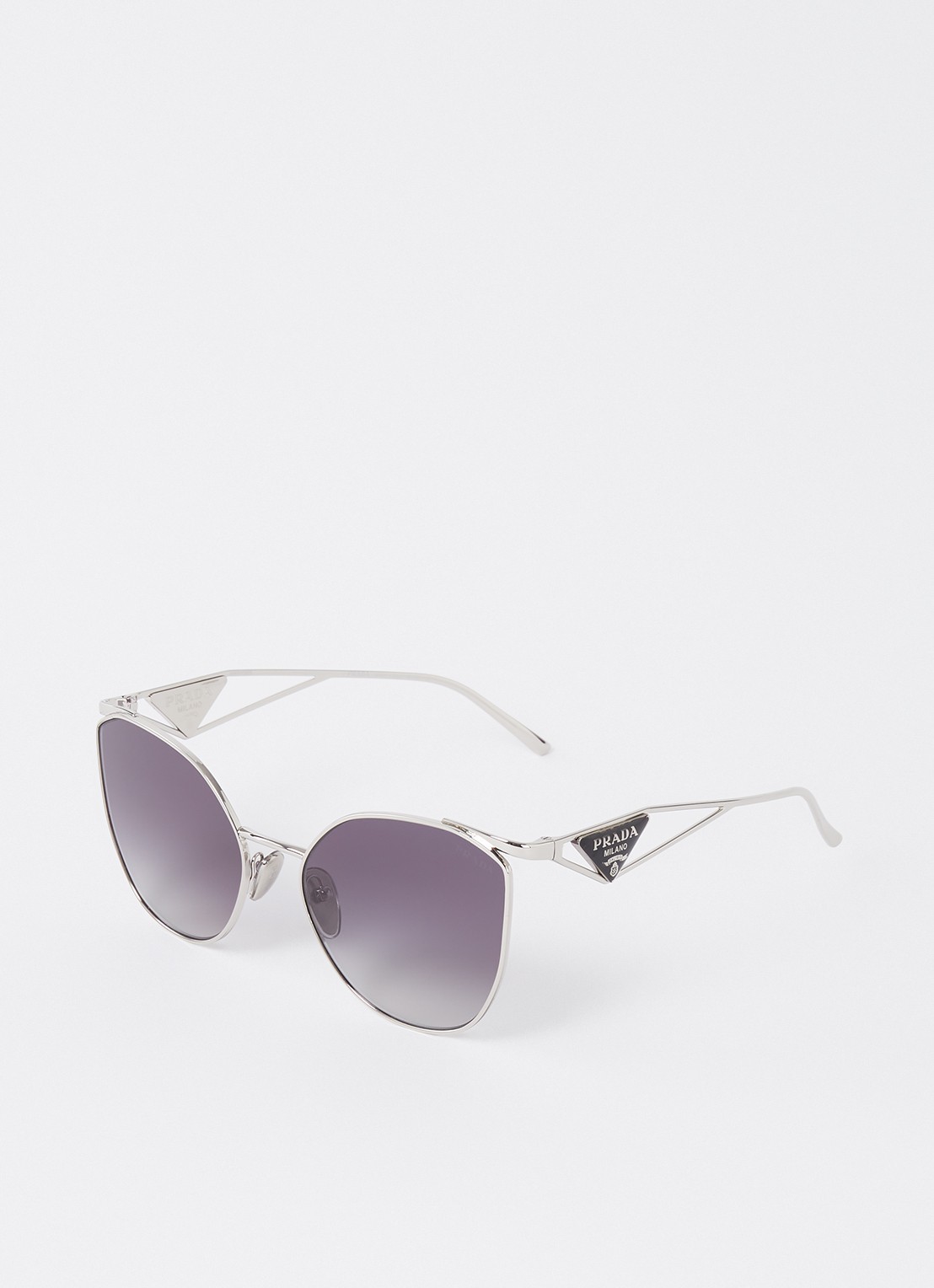 Prada Prada *PR 50ZS  SLV SHN BLU G - voorkant zilver