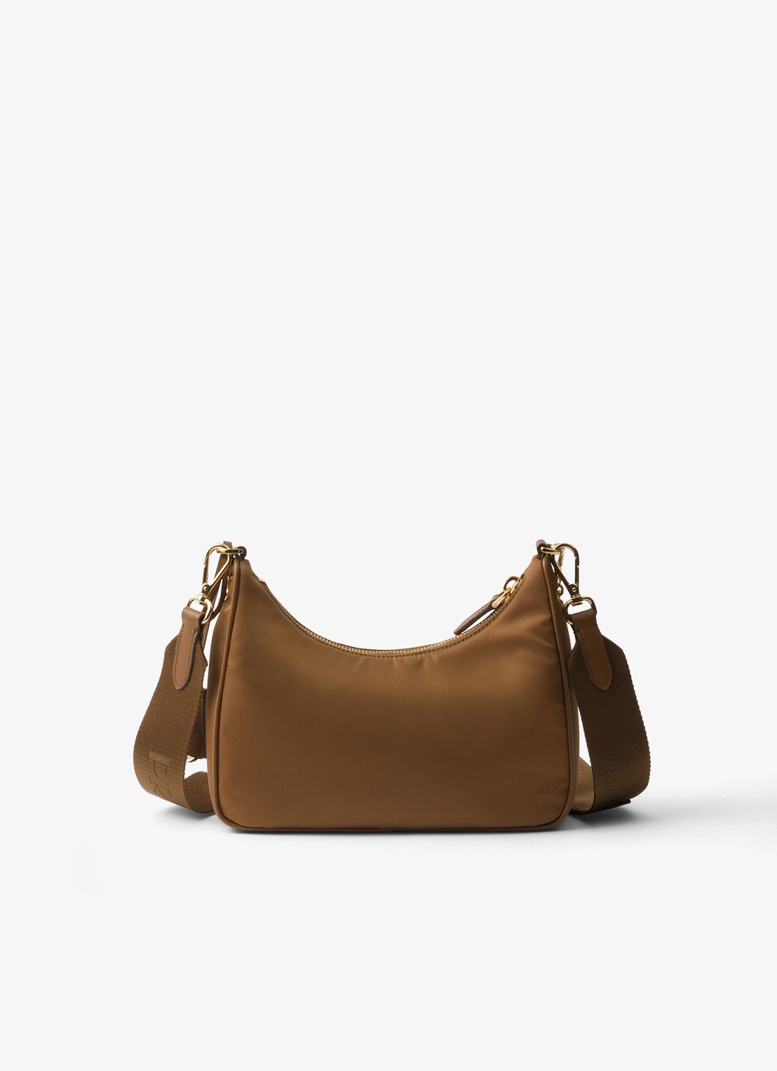 Prada Prada Re-Edition 2005 Re-Nylon crossbodytas met leren details - achterkant 5 bruin