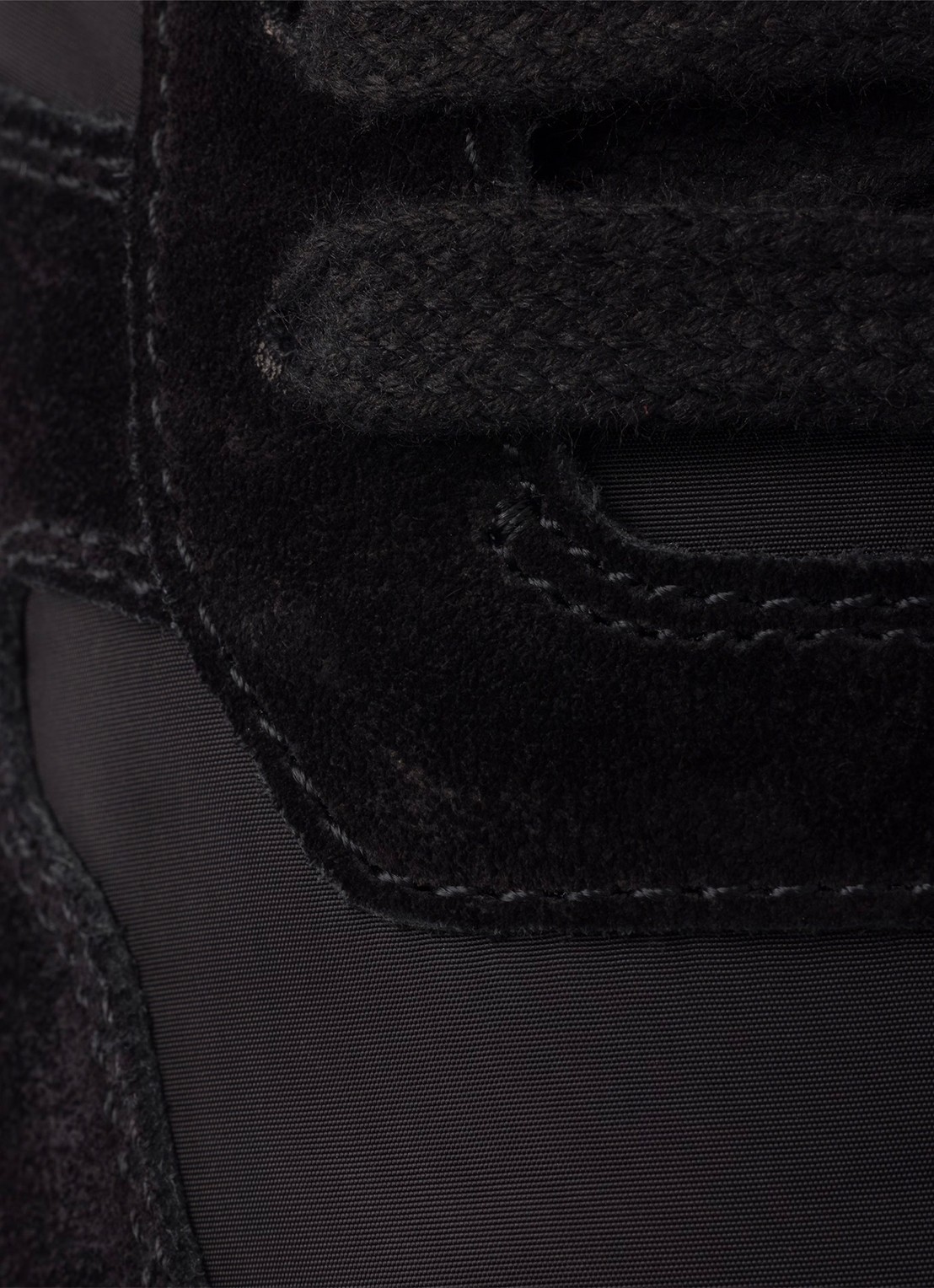 Prada Prax 2.0 Re-Nylon sneaker met suède details - detail 4 zwart