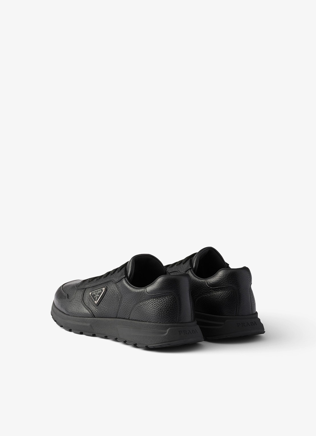 Prada Prax 2.0 sneaker van leer - achterkant 5 zwart