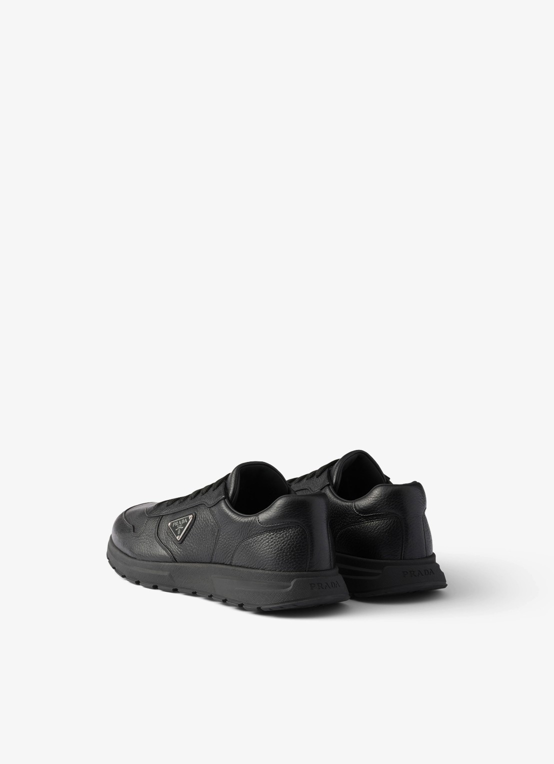 Prada Prax 2.0 sneaker van leer - achterkant 6 zwart