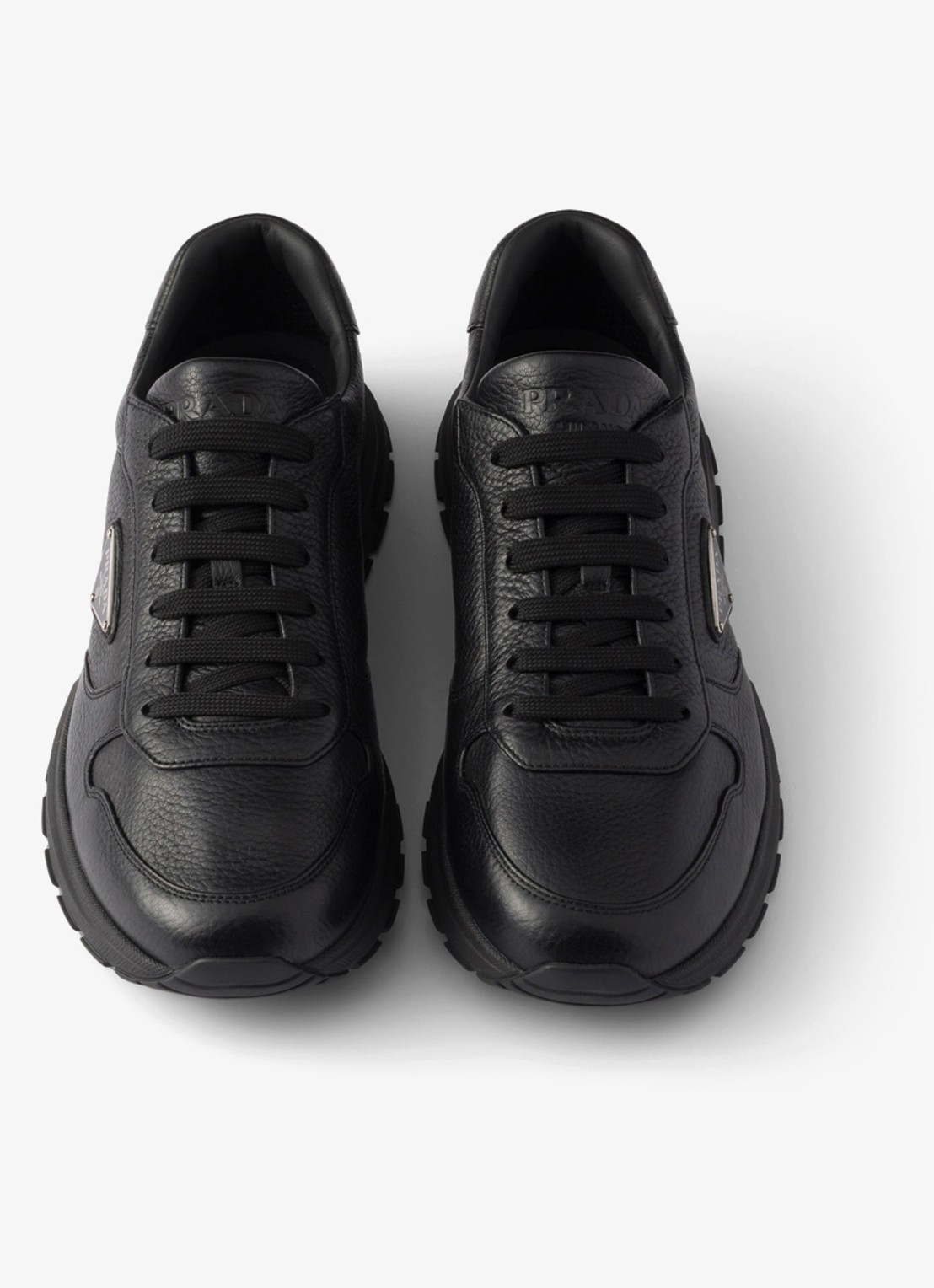 Prada Prax 2.0 sneaker van leer - detail 3 zwart