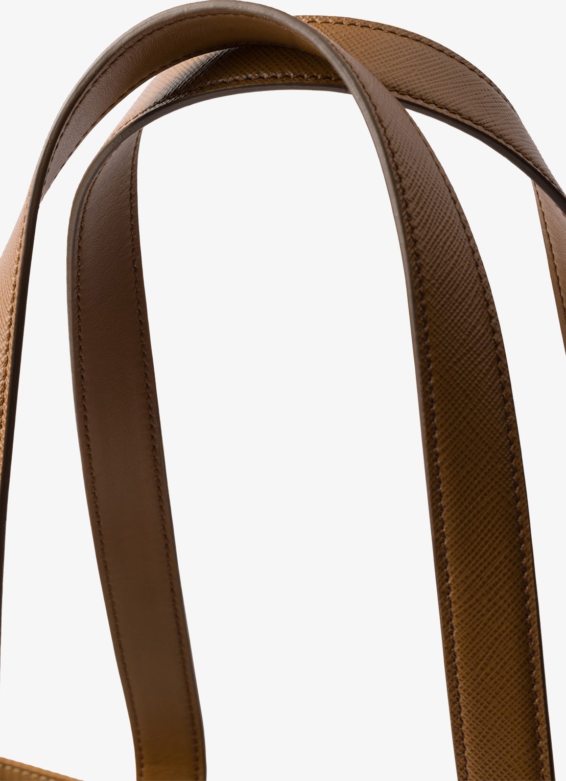 Prada Re-Edition 1978 Re-Nylon Medium shopper met leren details - detail 2 camel