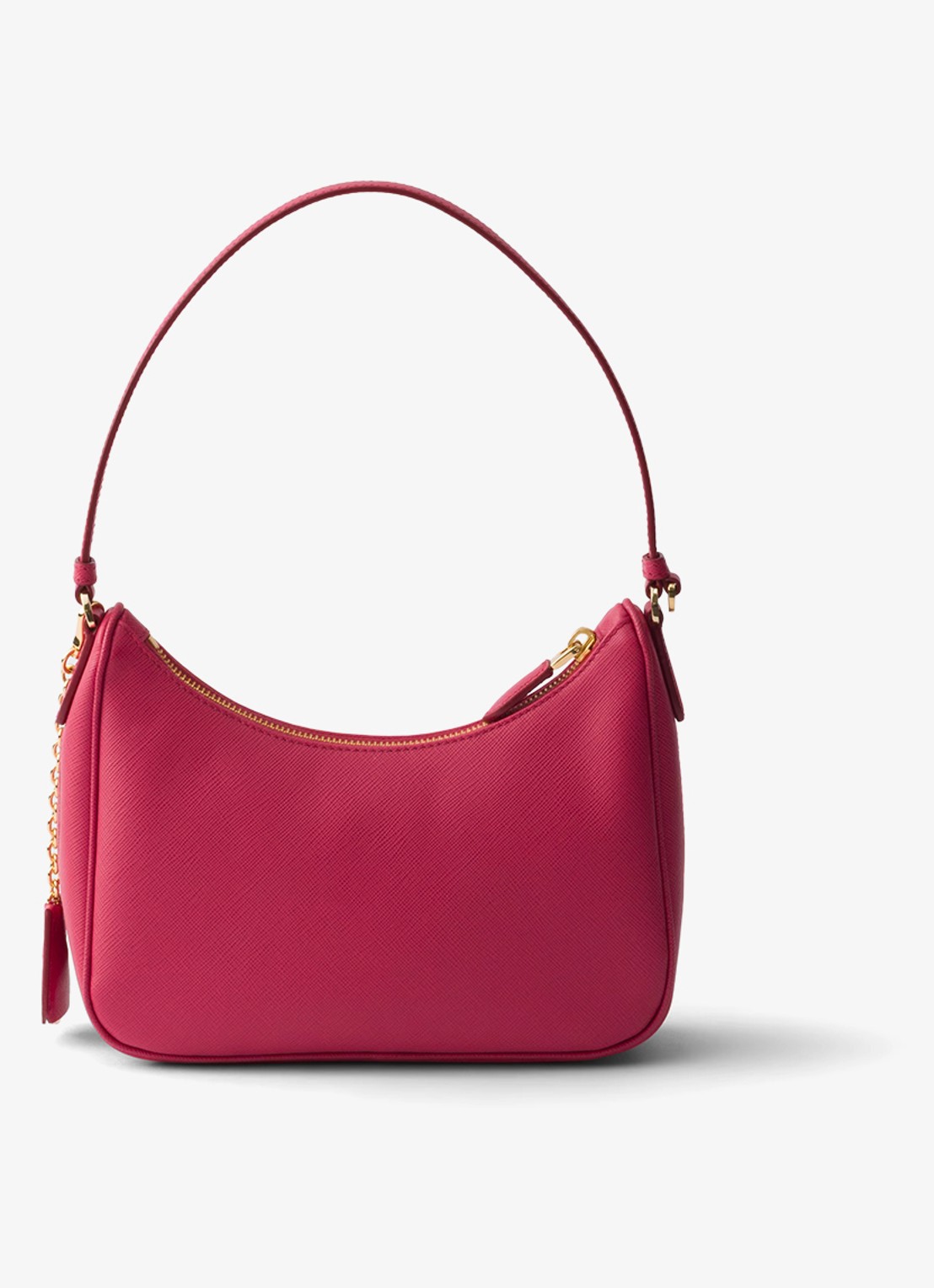 Prada Re-Edition 2005 Mini schoudertas van kalfsleer - achterkant roze