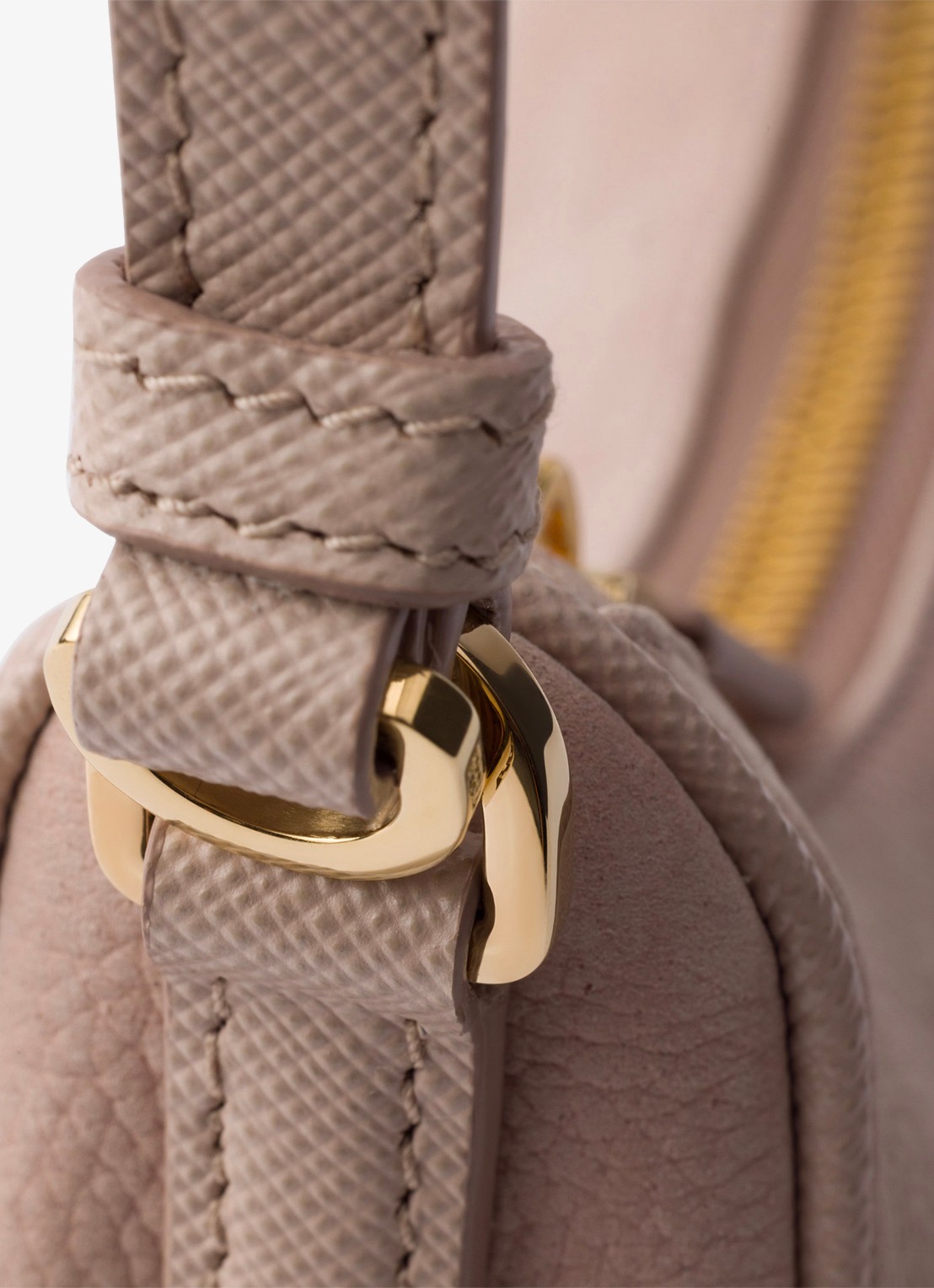 Prada Re-Edition 2005 Mini schoudertas van nubuck - detail 2 oudroze