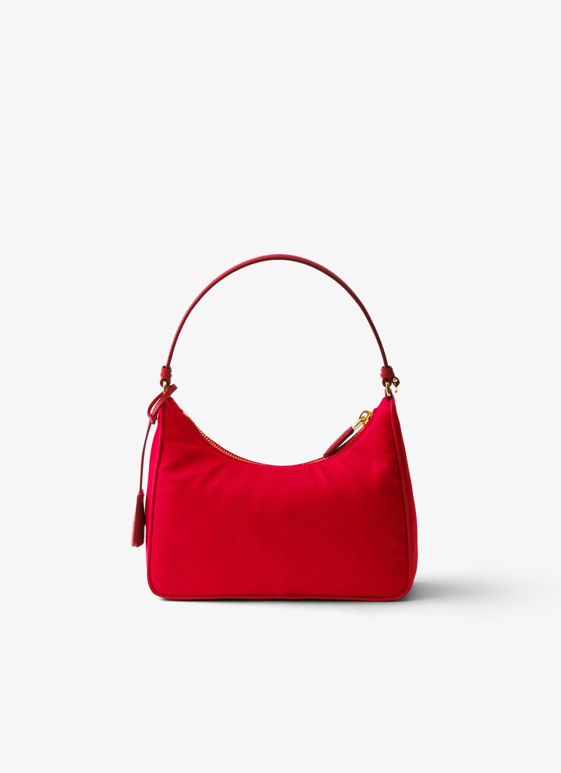 Prada Re-Edition 2005 Re-Nylon Mini schoudertas met leren details - achterkant 6 rood