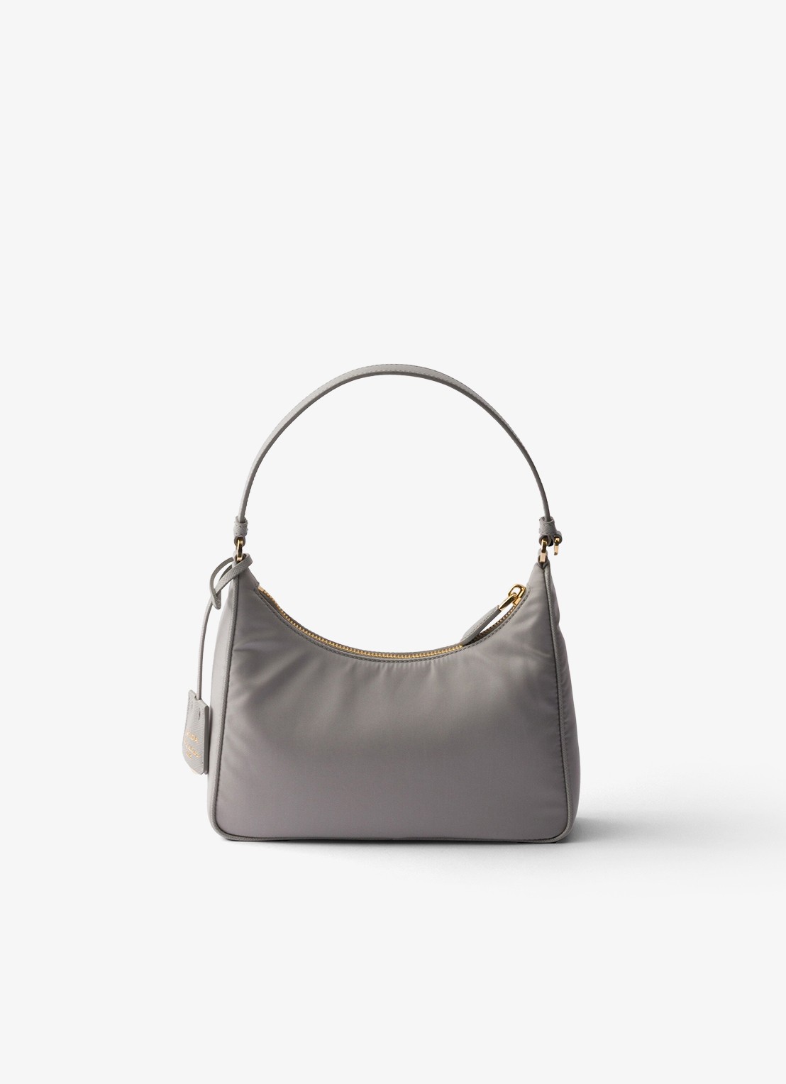 Prada Re-Edition 2005 Re-Nylon Mini schoudertas met leren details - achterkant 6 grijs