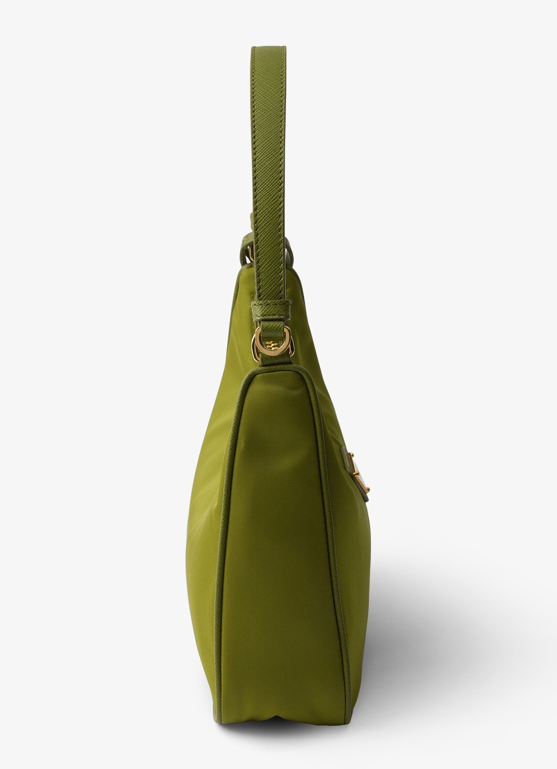 Prada Re-Edition 2005 Re-Nylon Mini schoudertas met leren details - detail 4 groen