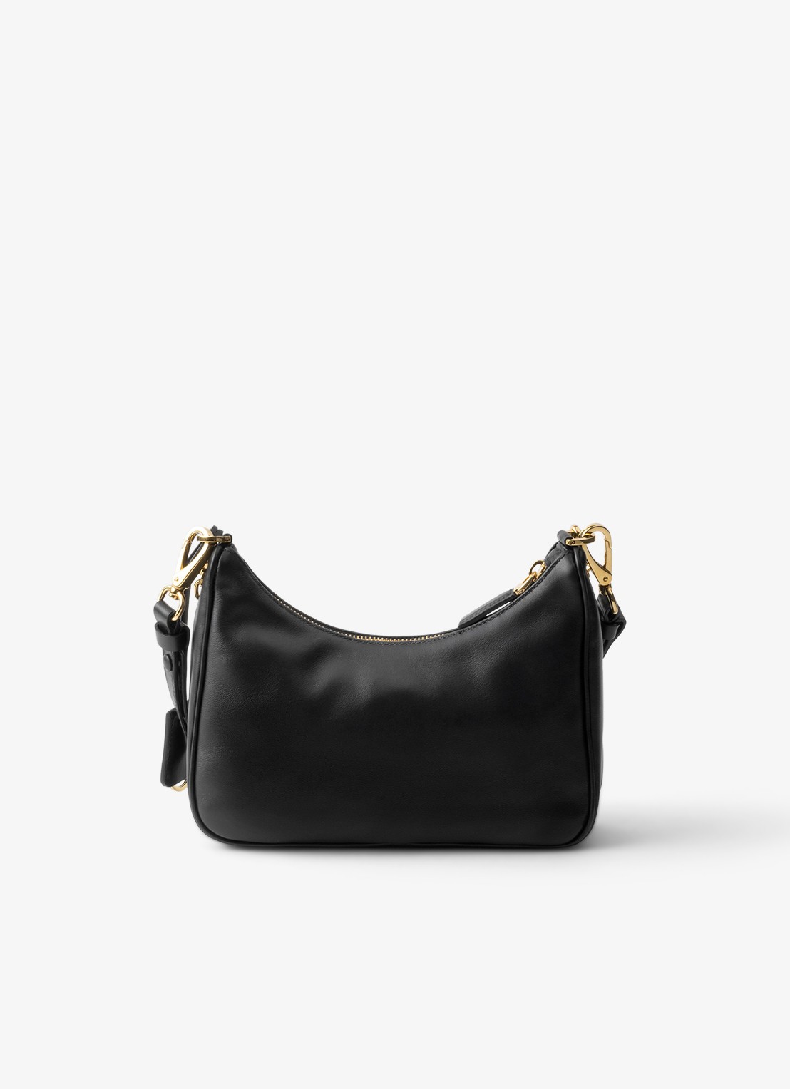 Prada Re-Edition Mini schoudertas van kalfsleer - achterkant zwart