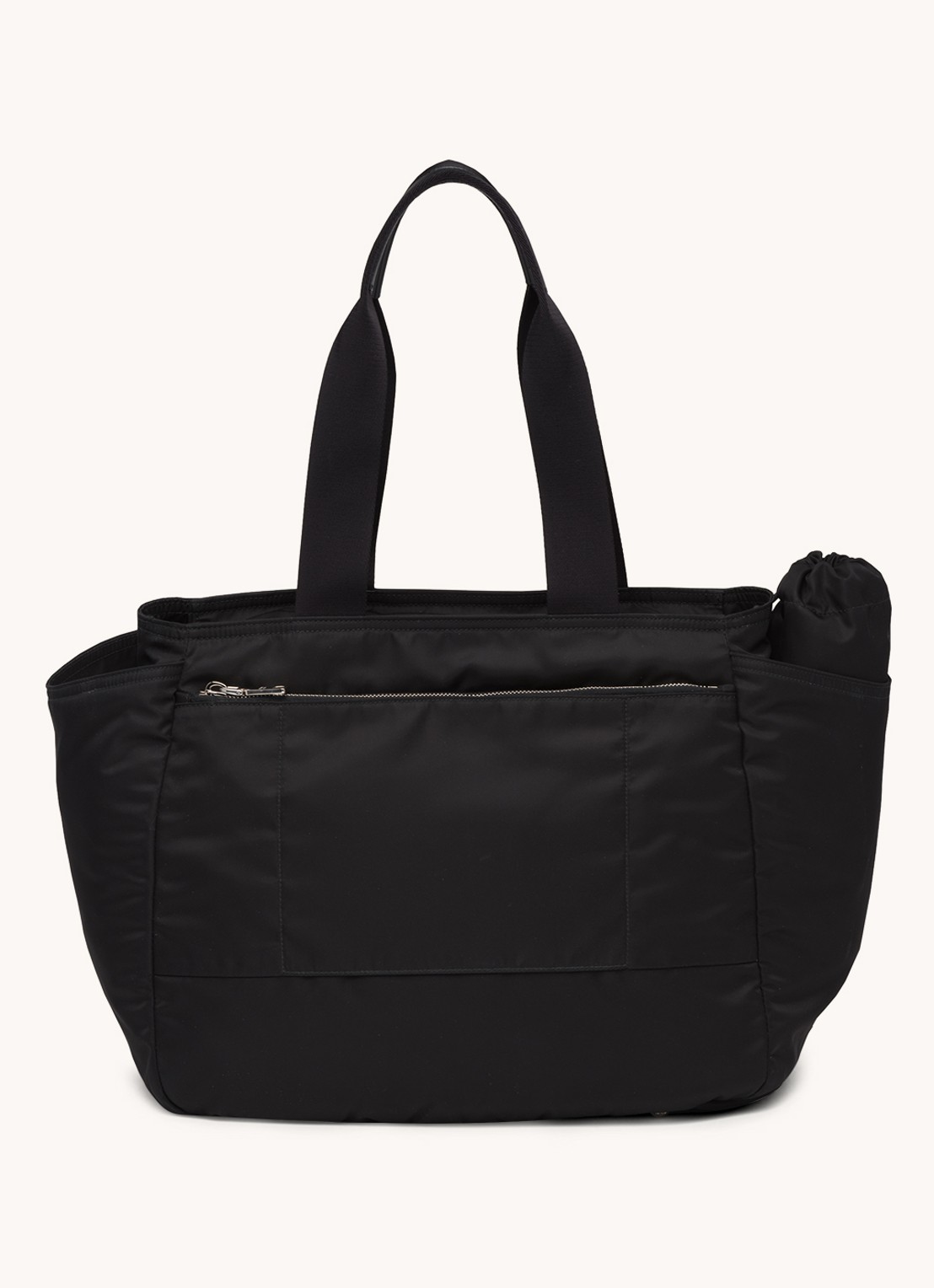 Prada Re-Nylon Baby schoudertas met afneembare schouderriem - achterkant 3 zwart