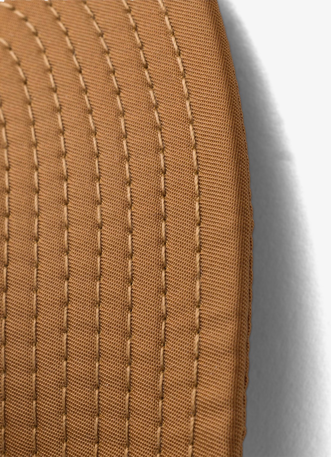 Prada Re-Nylon baseball pet met logo - detail 2 camel