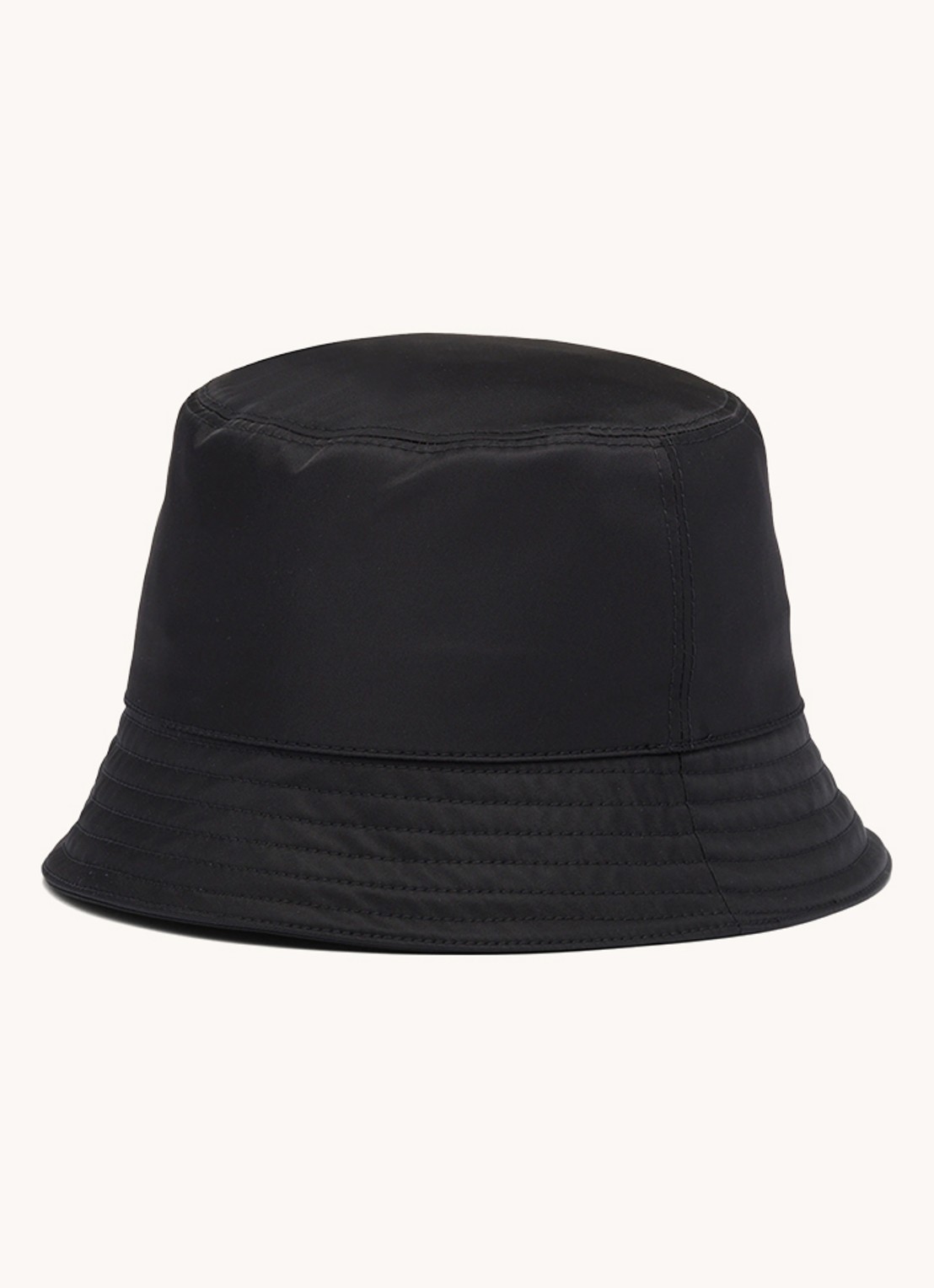 Prada Re-Nylon bucket hoed met logo - achterkant 2 zwart