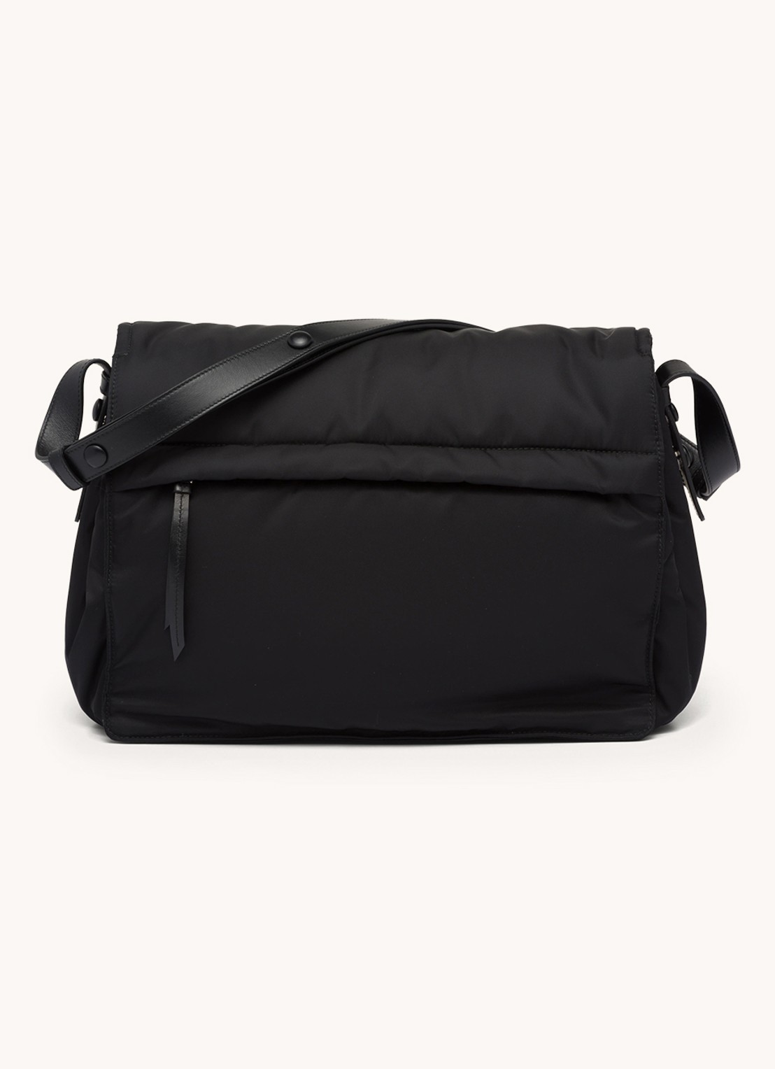 Prada Re-Nylon Large gewatteerde schoudertas - detail 3 zwart