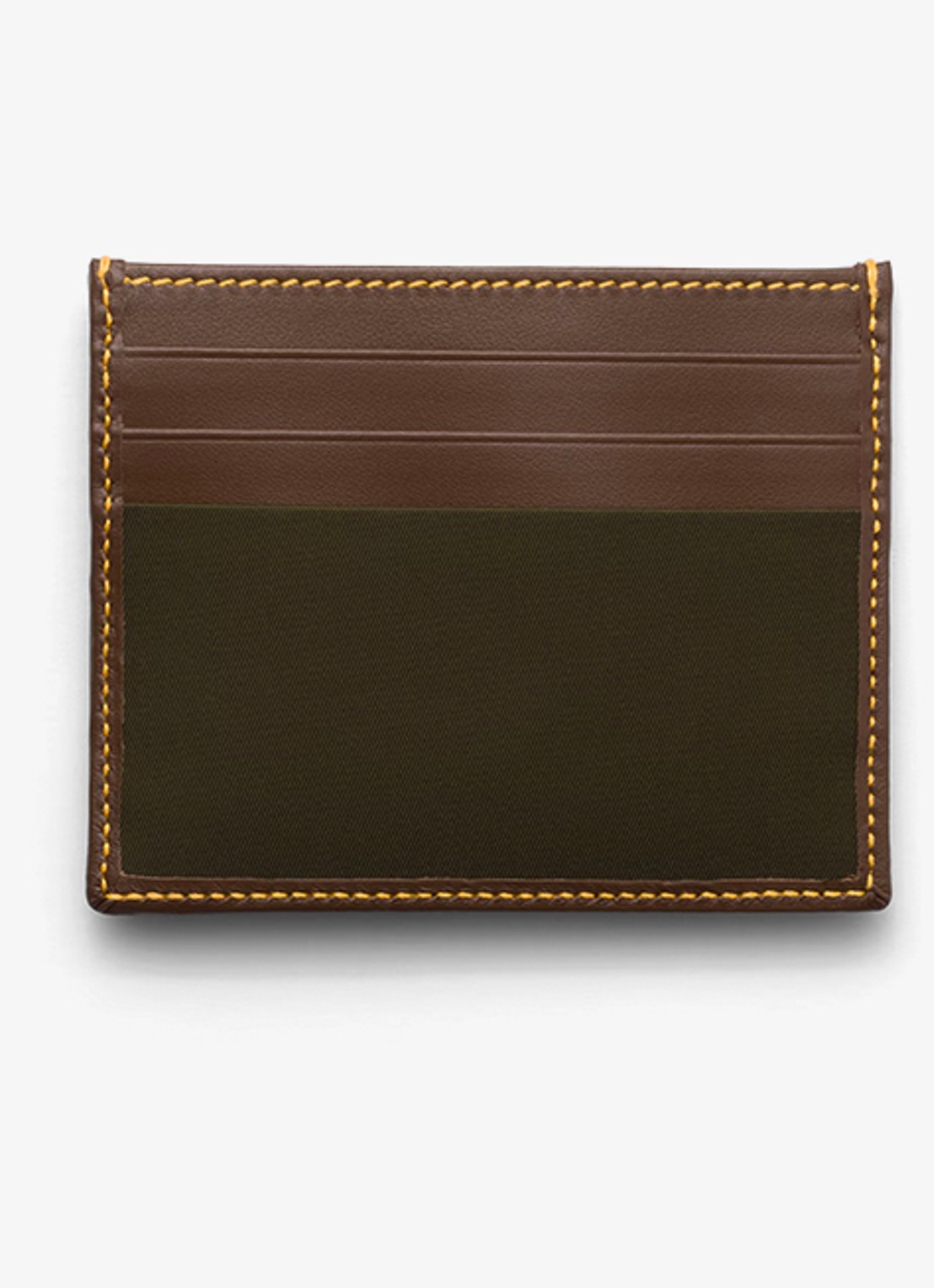 Prada Re-Nylon pasjeshouder met leren details - voorkant 2 groen