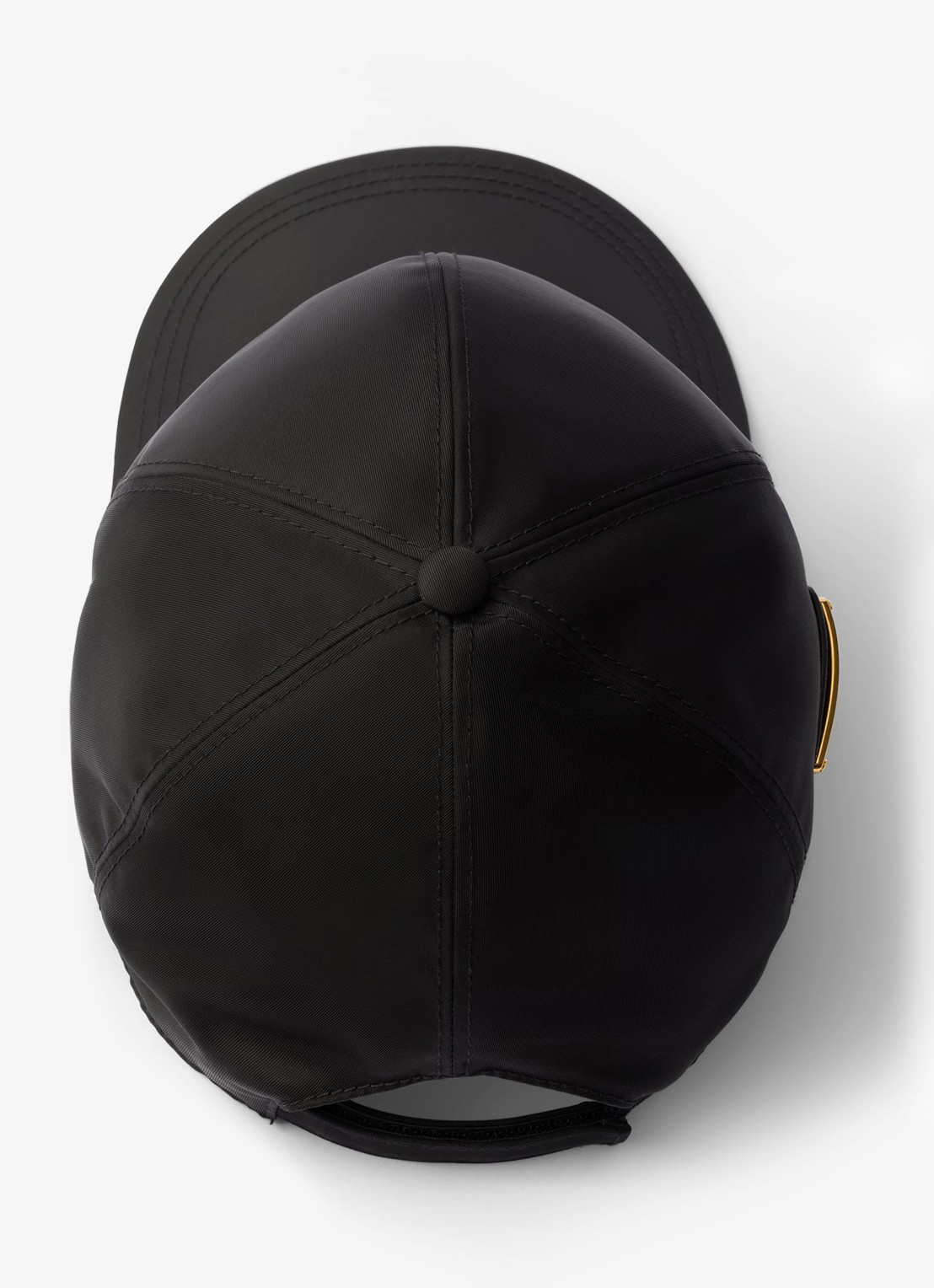 Prada Re-Nylon pet met logo - achterkant zwart