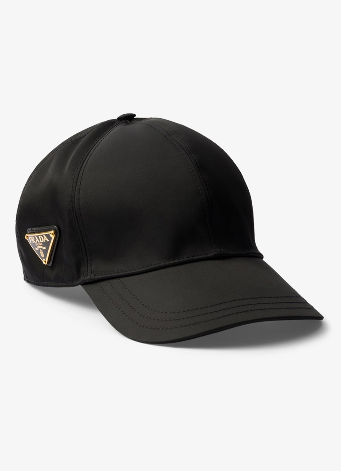 Prada Re-Nylon pet met logo - voorkant 3 zwart