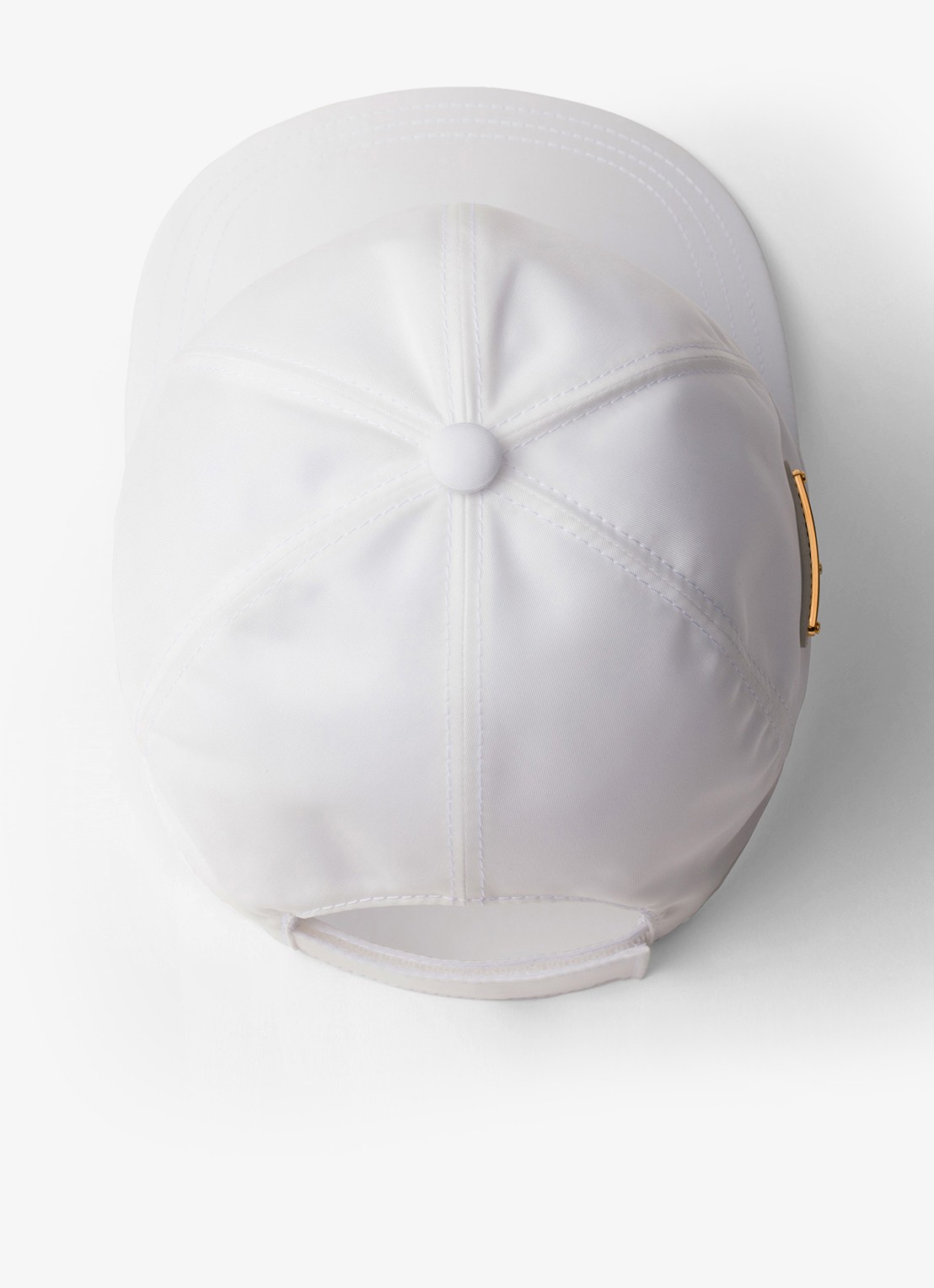Prada Re-Nylon pet met logo - achterkant 2 wit
