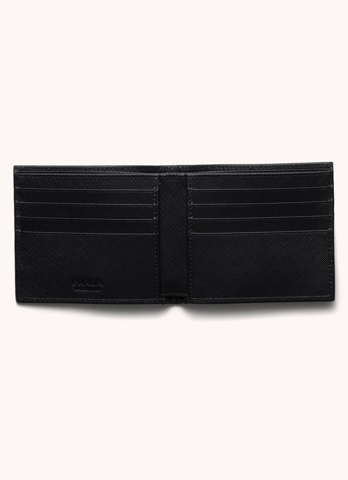 Prada Re-Nylon portemonnee met leren details - detail 3 zwart
