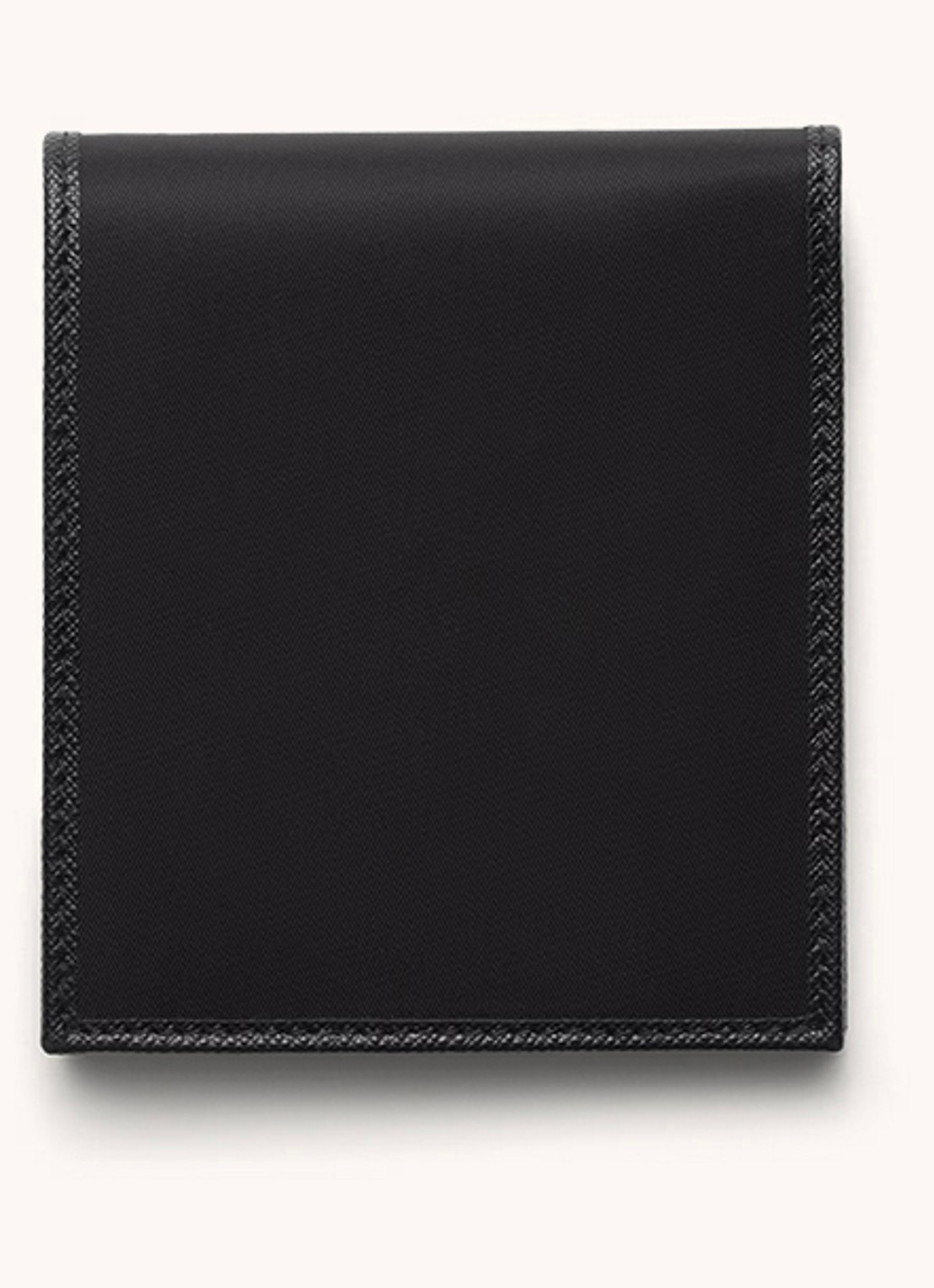 Prada Re-Nylon portemonnee met leren details - detail 4 zwart