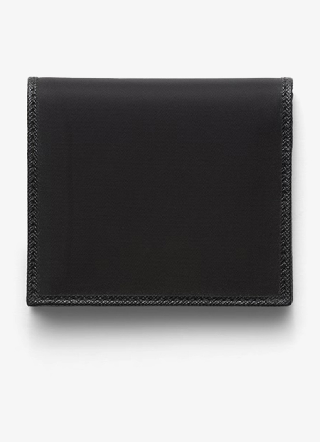 Prada Re-Nylon portemonnee met leren details - detail zwart