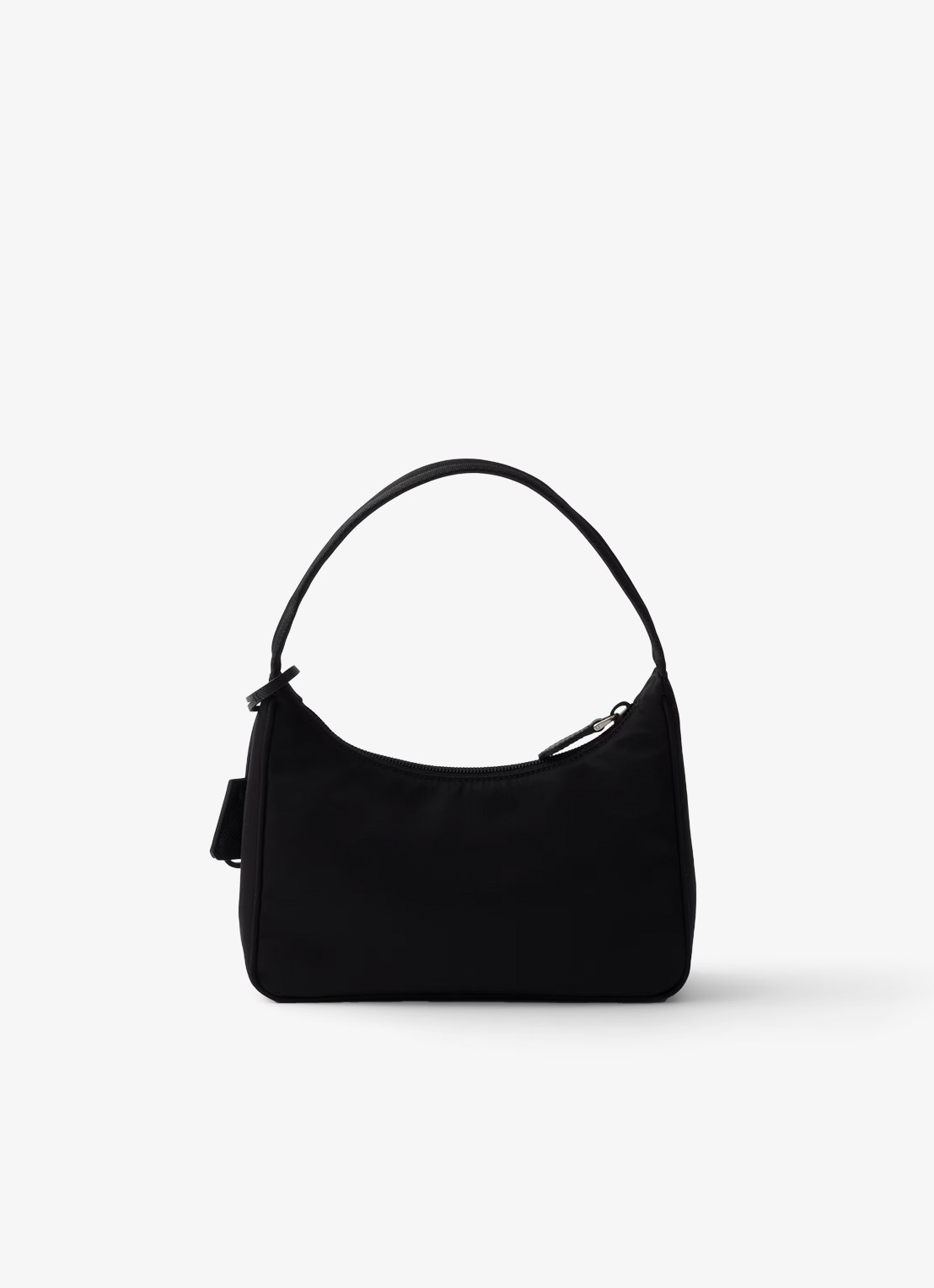Prada Re-Nylon Re-Edition 2000 Mini schoudertas met logo - achterkant 7 zwart