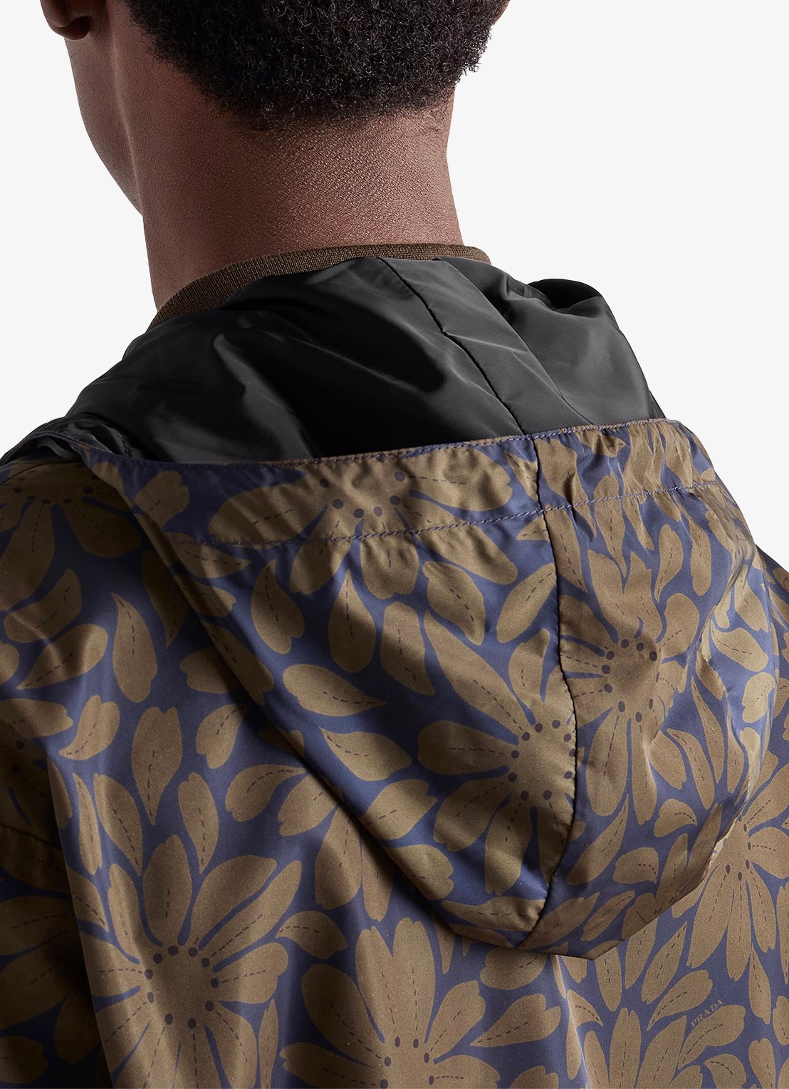 Prada Re-Nylon reversible jack met ritszakken - detail 3 zwart