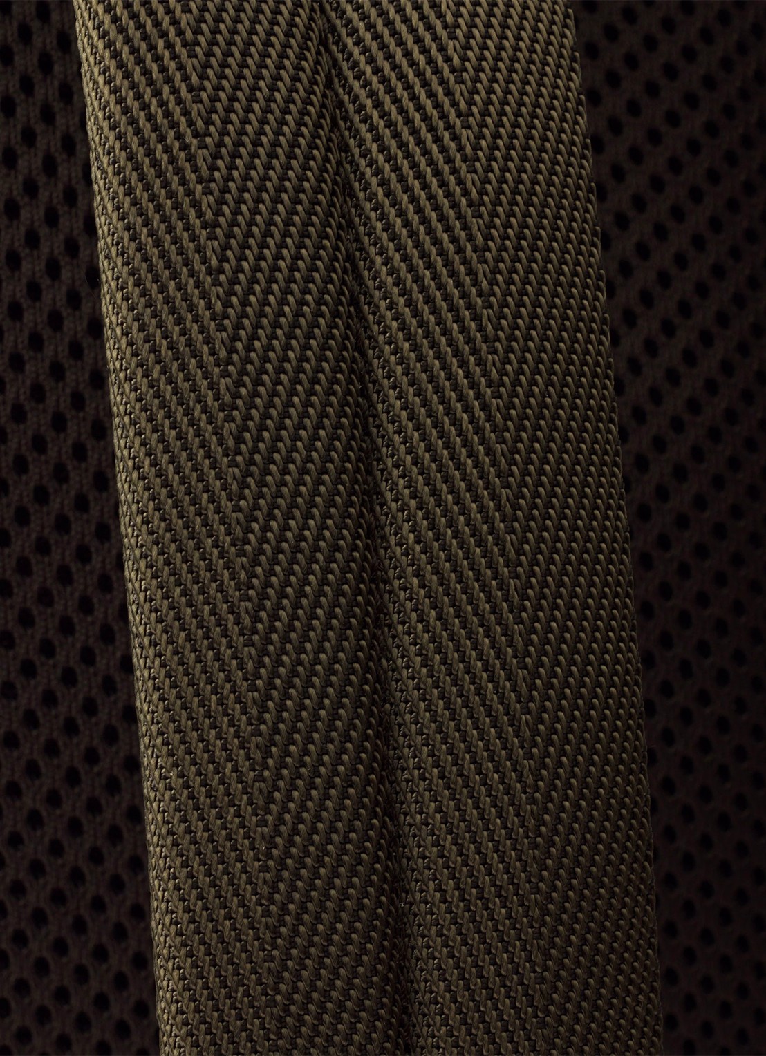 Prada Re-Nylon rugzak met leren details - detail 4 legergroen