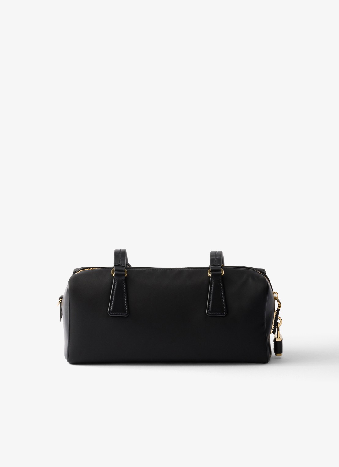 Prada Re-Nylon schoudertas met leren details - achterkant 3 zwart