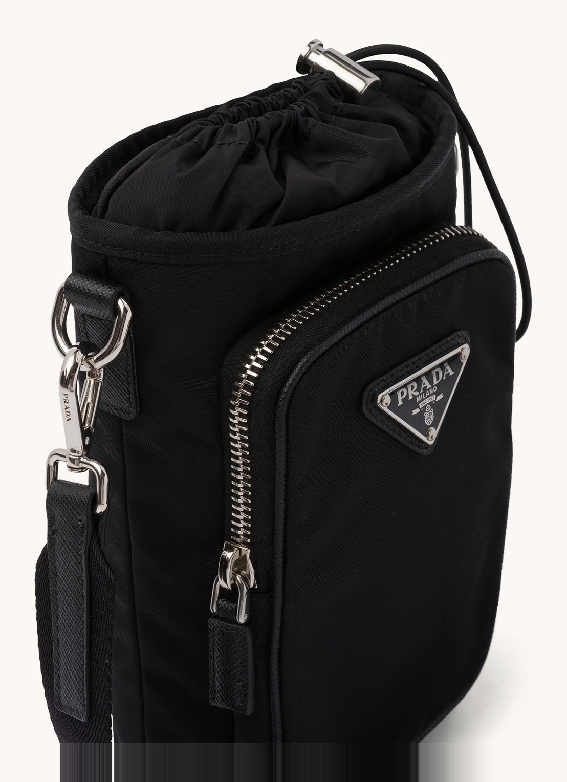 Prada Re-Nylon smartphone case - detail 6 zwart