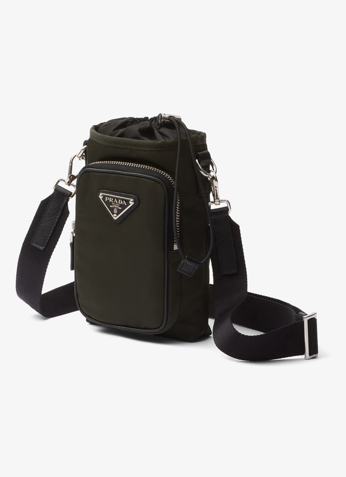 Prada Re-Nylon smartphone case - detail 4 groen