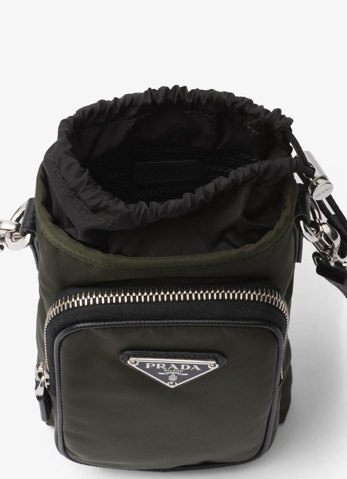 Prada Re-Nylon smartphone case - detail 5 groen