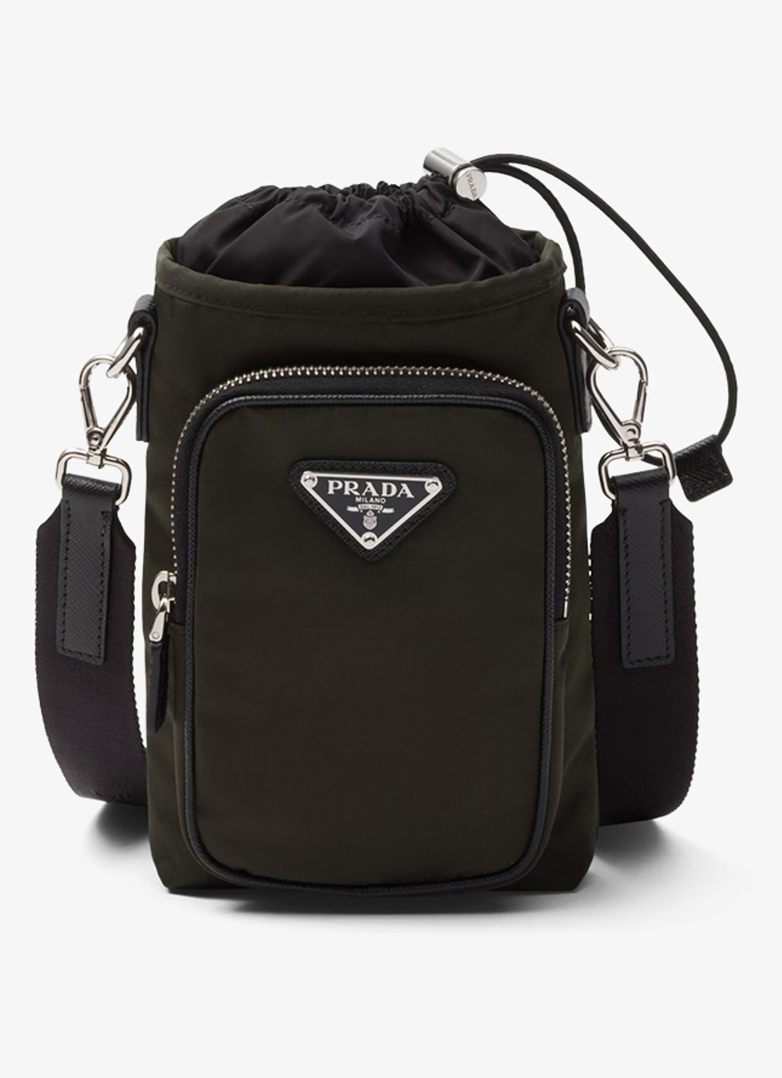 Prada Re-Nylon smartphone case - voorkant groen