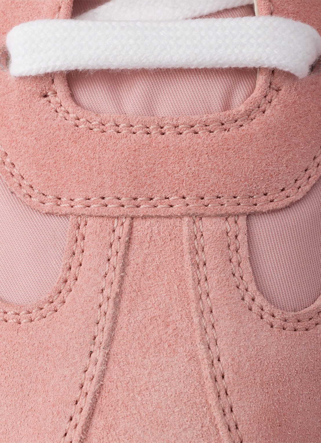 Prada Re-Nylon sneaker met suède details - detail 5 oudroze