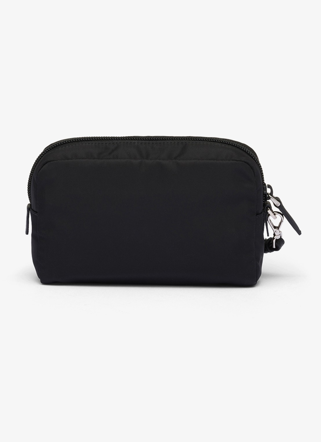 Prada Re-Nylon toilettas met leren details en logo - achterkant 5 zwart