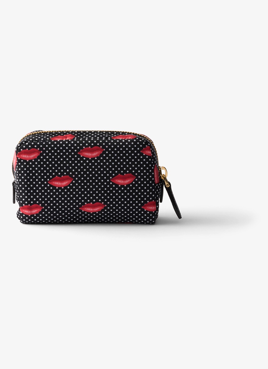 Prada Re-Nylon toilettas met print - achterkant 3 zwart