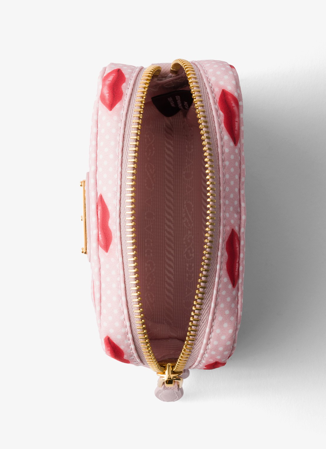 Prada Re-Nylon toilettas met print - detail 2 oudroze