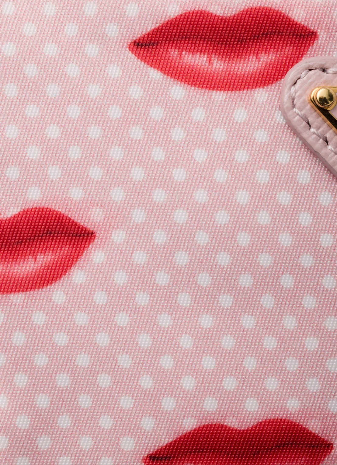 Prada Re-Nylon toilettas met print - detail 3 oudroze