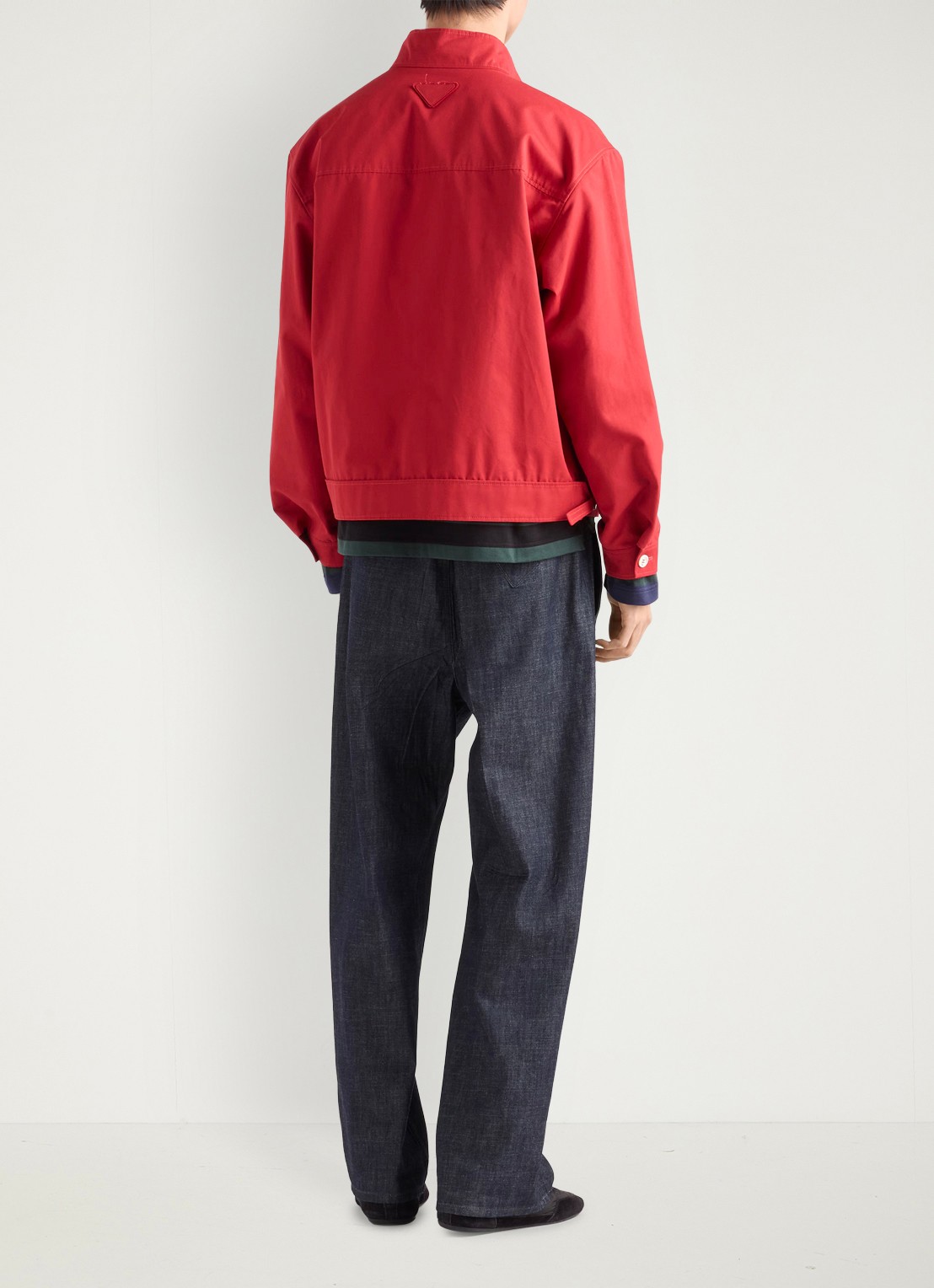 Prada Regular fit jeans met donkere wassing - achterkant 3 indigo