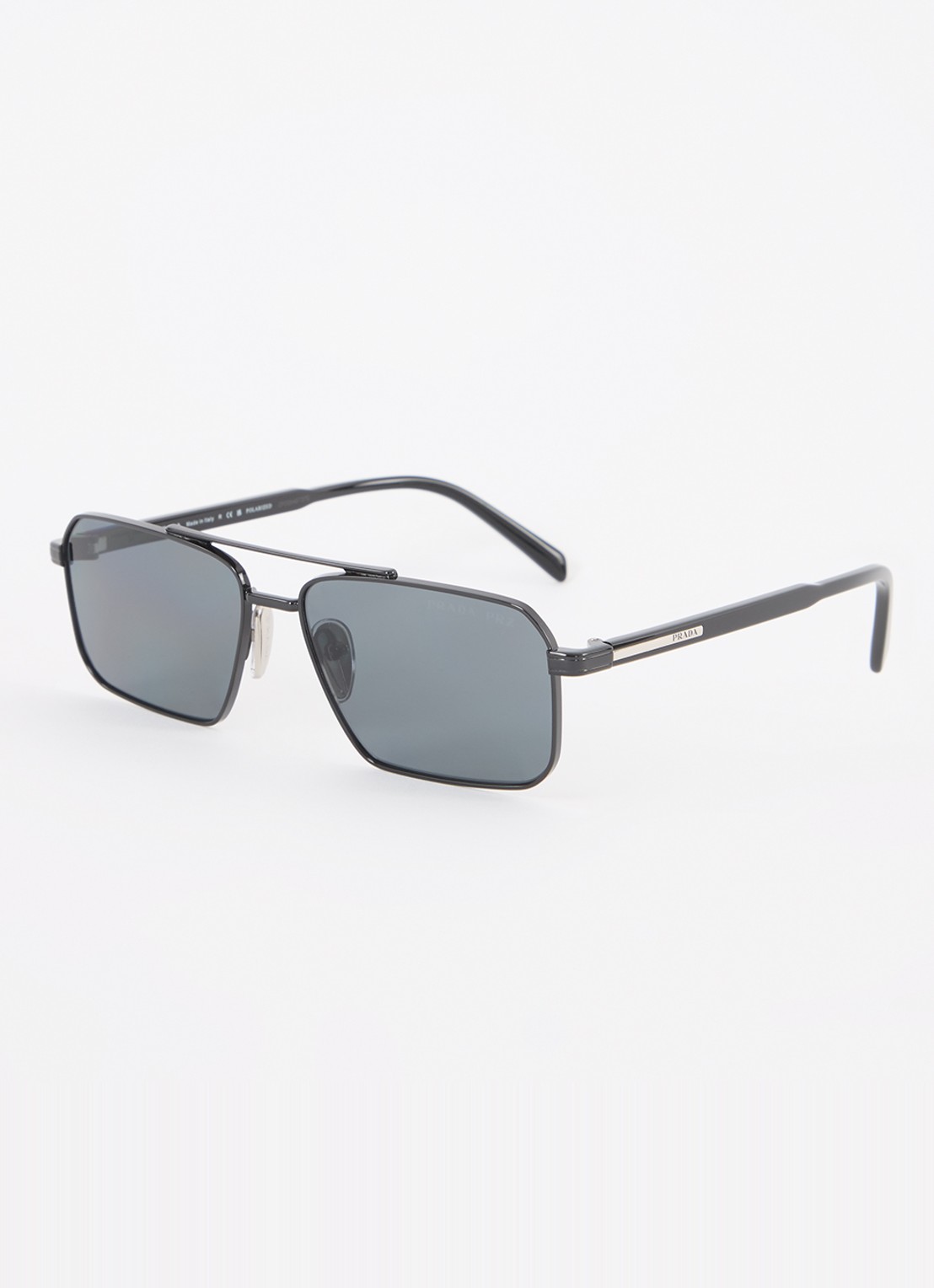 Prada Retro zonnebril gepolariseerd PRA57S - voorkant 4 zwart