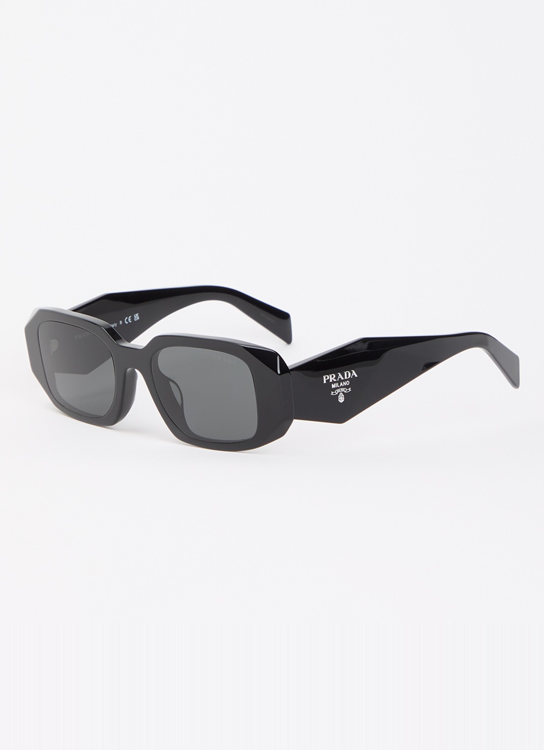 Prada Retro zonnebril PR 17WSF - voorkant zwart