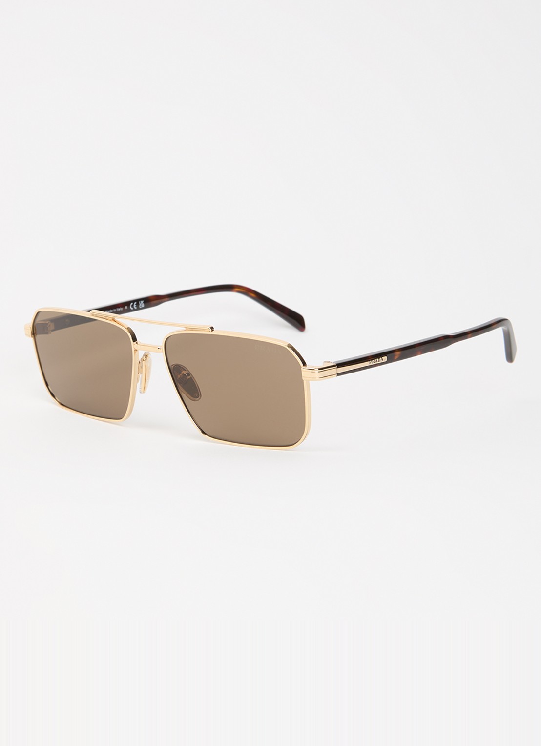 Prada Retro zonnebril PR A57S - voorkant goud