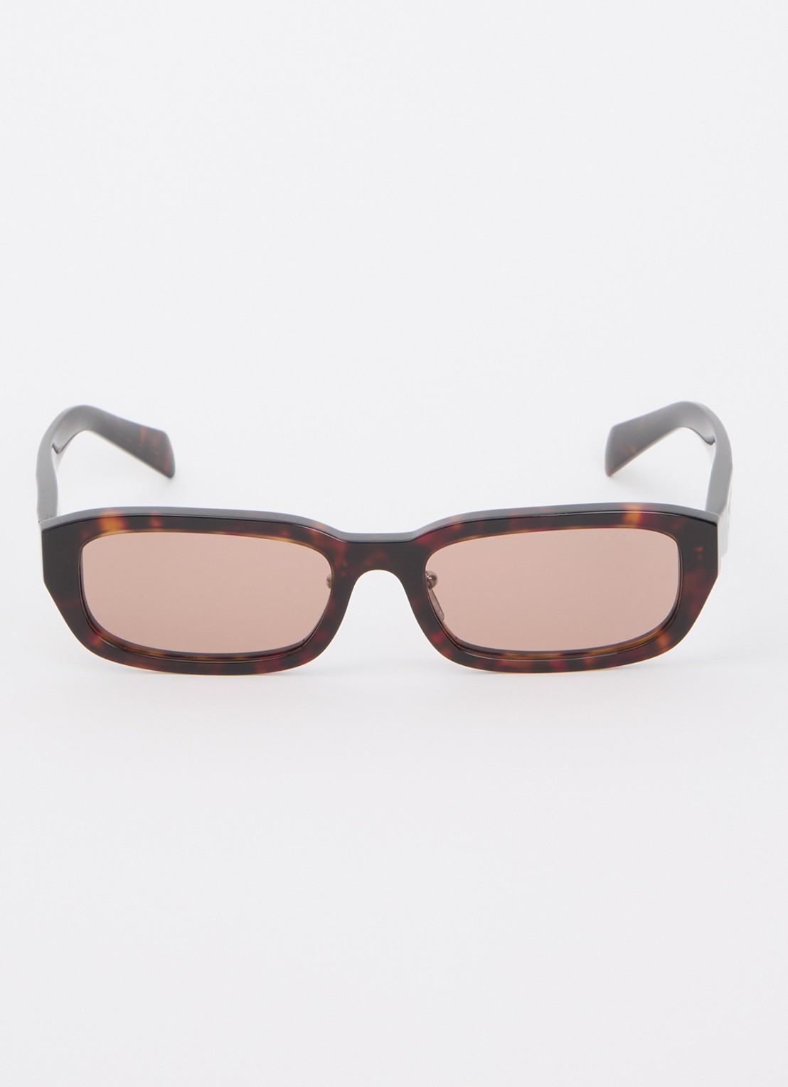 Prada Retro zonnebril PR B06SF - detail donkerbruin