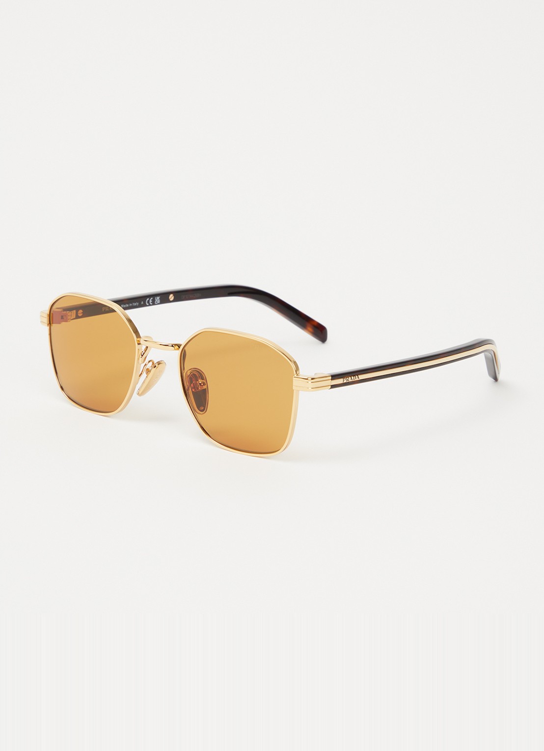 Prada Retro zonnebril PR C50S - voorkant goud