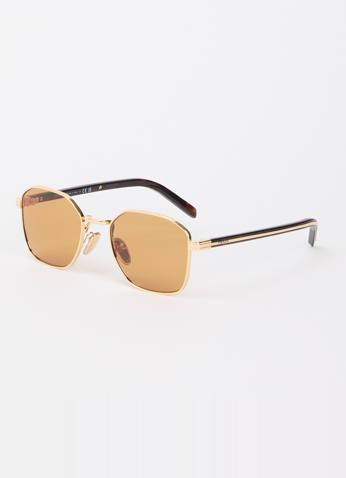 Prada Retro zonnebril PR C50S - voorkant goud